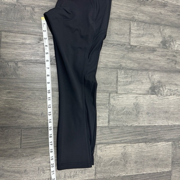 Lululemon Everlux Mesh Super-High-Rise Training Crop Leggings 21" Inseam Black 6 - Picture 11 of 13